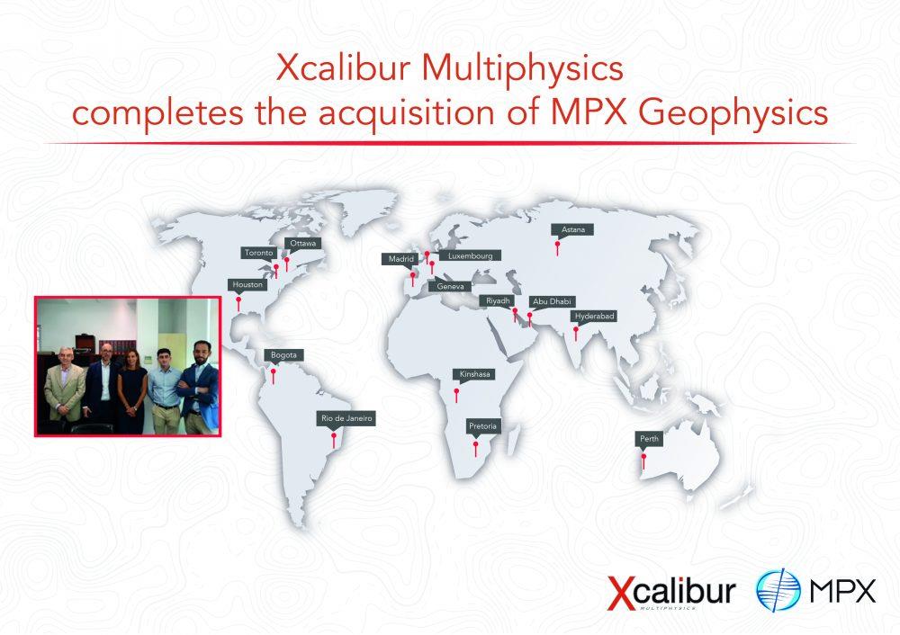 Xcalibur Multiphysics completes the acquisition of MPX Geophysics, strengthening its presence in America