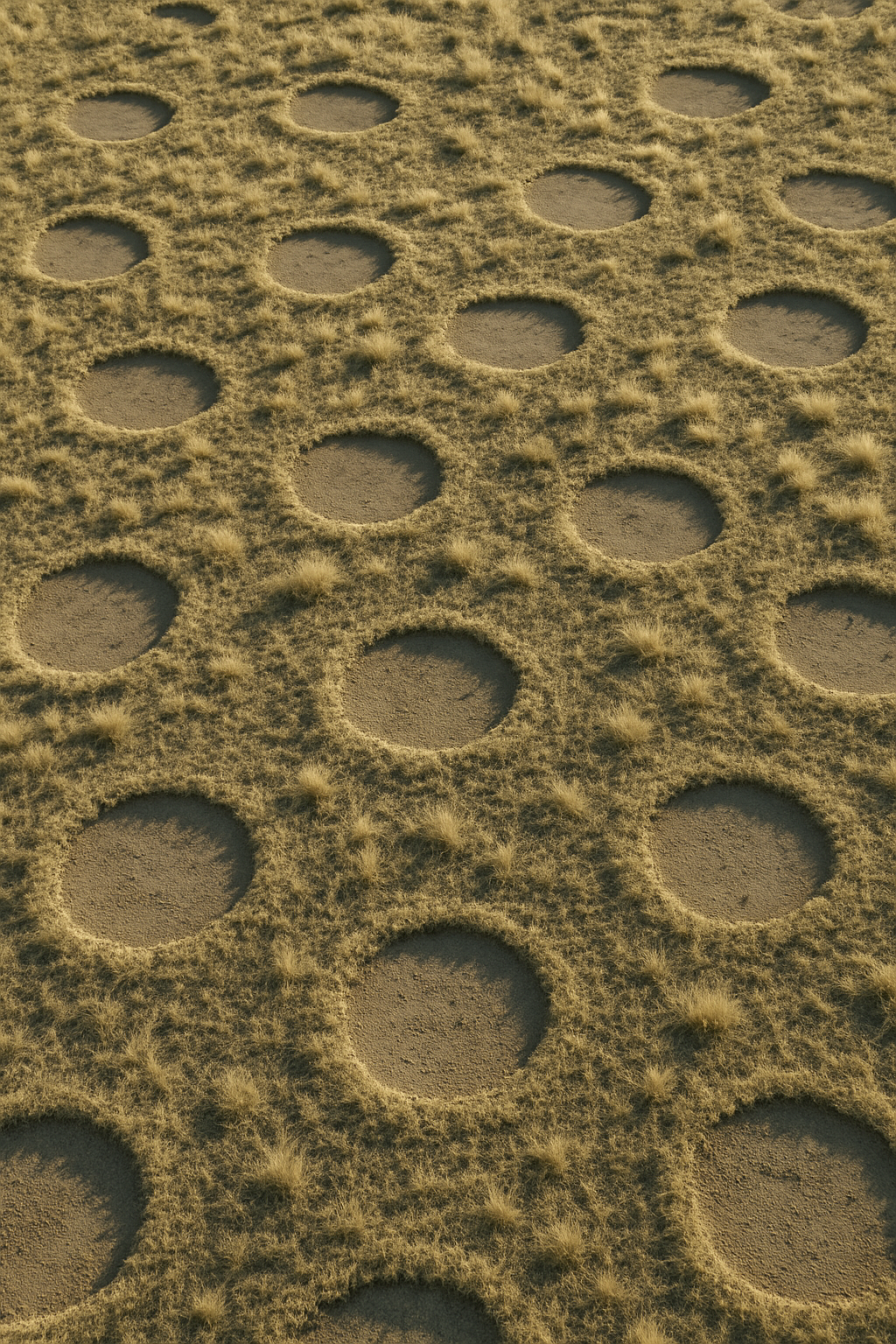 Fairy circles hydrogen